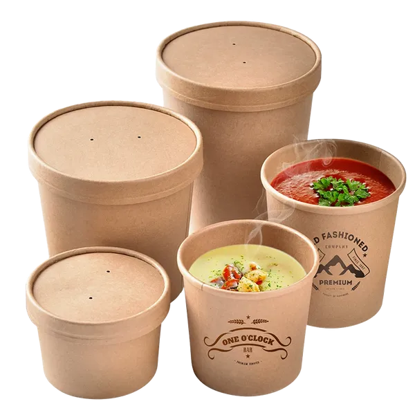 Paper Soup Container - Custom Promo Now - UK