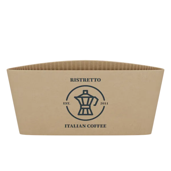 Corrugated Coffee Cup Sleeve - Custom Promo Now - UK