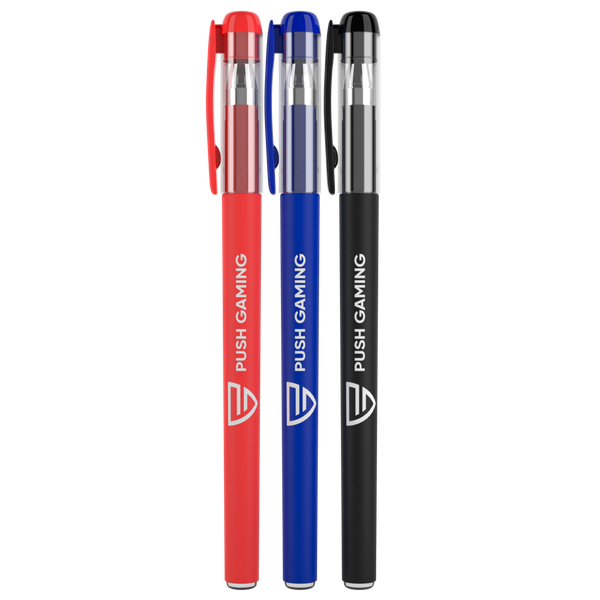 Plastic Gel Pens - Custom Promo Now - UK
