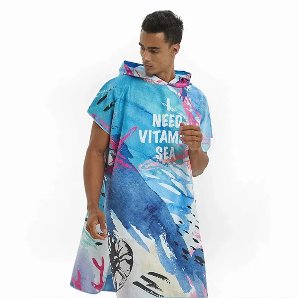 Custom Hooded Beach Towels - Custom Promo Now - UK