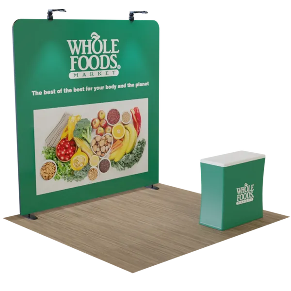 10' x 8' Straight Zip Up Display - Custom Promo Now - UK