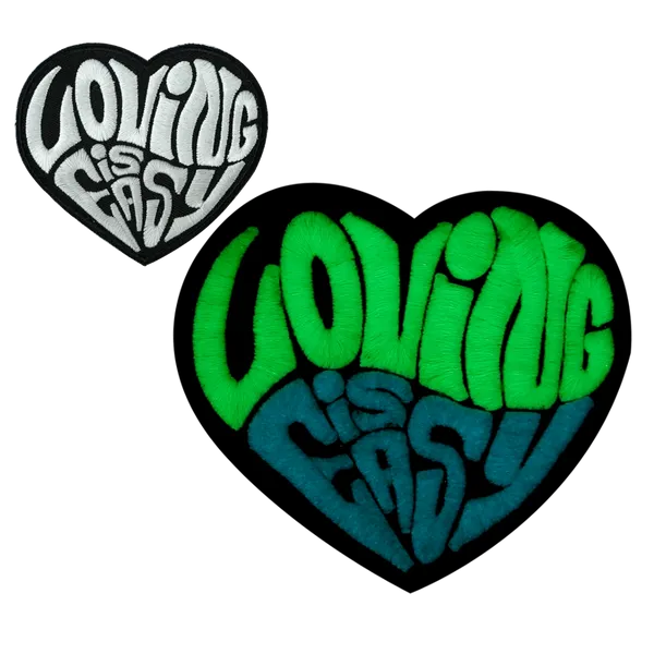 Glow 3D Embroidery Patch