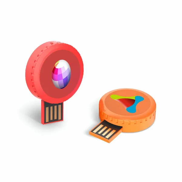 Circular 360 Rotating USB - Custom Promo Now - UK