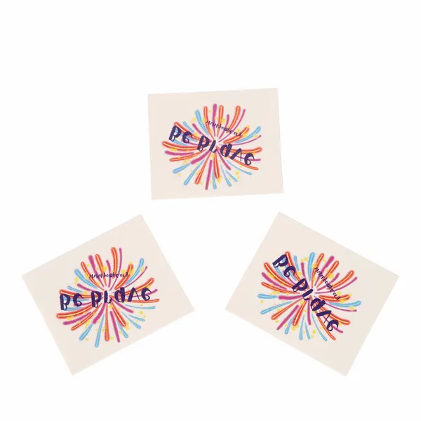 Custom Rainbow Glitter Tattoos - Custom Promo Now - UK