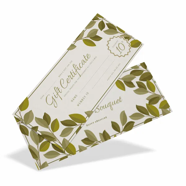 Gift Certificate Card