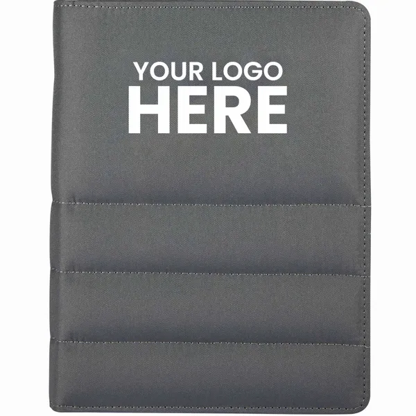 Puffer Zippered Padfolio with FSC Recycled Paper