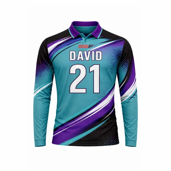 Full Color Sublimated Long Sleeve Polo - Custom Promo Now - UK