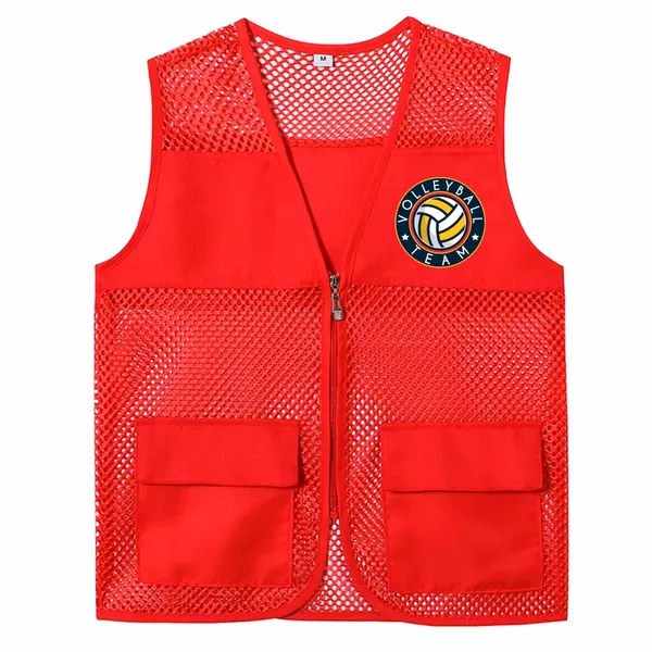 Breathable Mesh Vests with Zippers - Custom Promo Now - UK