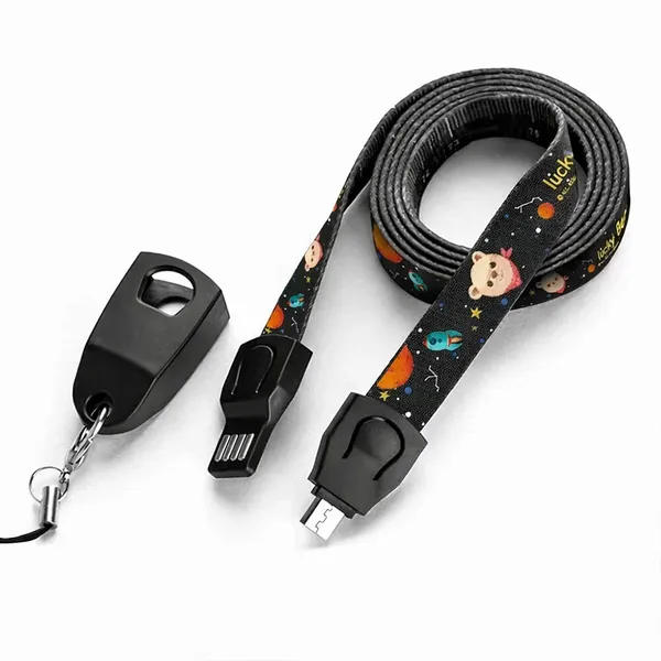 USB Charging Cable Lanyards