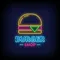 Burger Shop Neon Sign - Custom Promo Now - UK