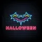Halloween Neon Sign with Bat - Custom Promo Now - UK
