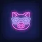 Cute Cartoon Pink Pig Sunglasses Neon Sign - Custom Promo Now - UK