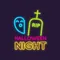RIP Ghost Halloween Night Neon Sign - Custom Promo Now - UK