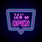 We're Open Neon Sign - Custom Promo Now - UK
