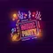 Music Party Neon Sign - Custom Promo Now - UK