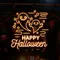 Happy Halloween Two Ghosts Neon Sign - Custom Promo Now - UK