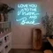 I Love You To The Moon And Back Neon Sign - Custom Promo Now - UK