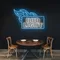 Fiery Bud Light Neon Sign - Custom Promo Now - UK