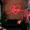 Heart of Love Neon Sign - Custom Promo Now - UK