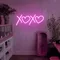 XOXO Heart Pink Neon Sign - Custom Promo Now - UK