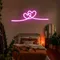 Infinity Heart Pink Neon Sign - Custom Promo Now - UK