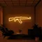 Cool Rifle Neon Sign - Custom Promo Now - UK