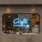 Cafe Window Neon Sign - Custom Promo Now - UK