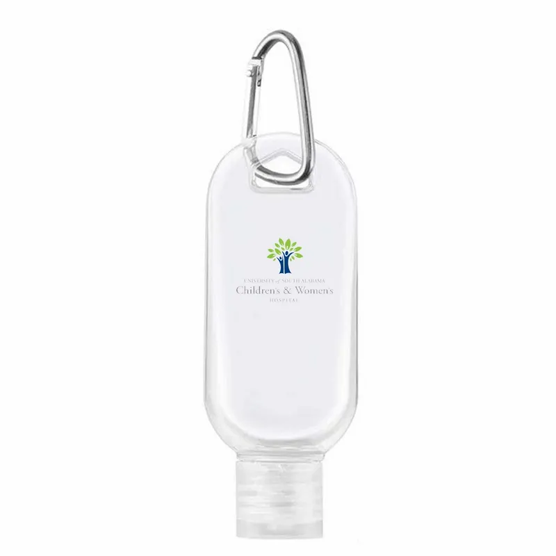 Sanitizer Bottles With Carabiner - Custom Promo Now - UK