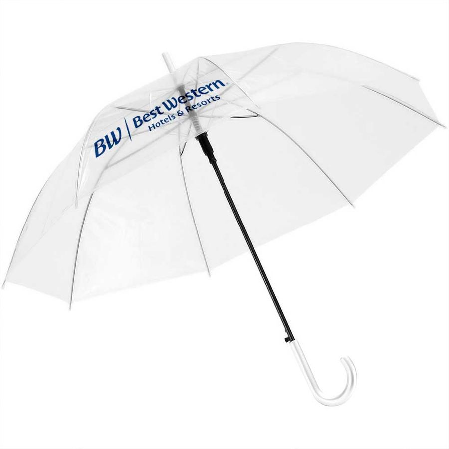 Clear Umbrellas - Custom Promo Now - UK
