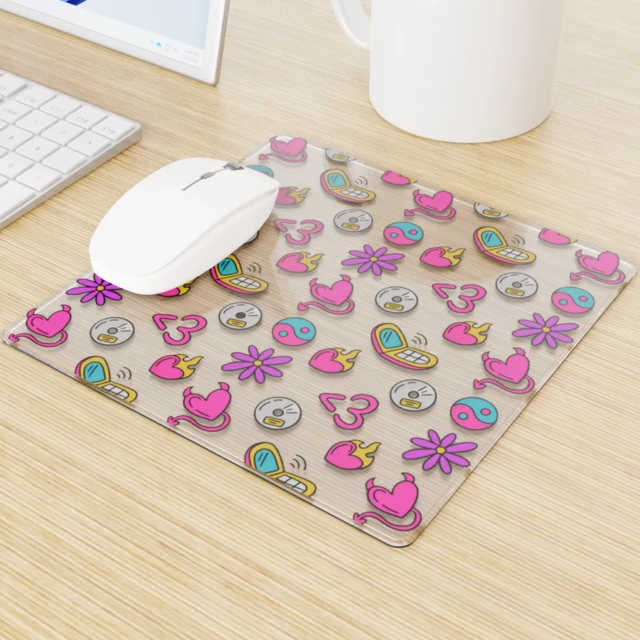 Custom Acrylic Transparent Mouse Pad - Custom Promo Now - UK