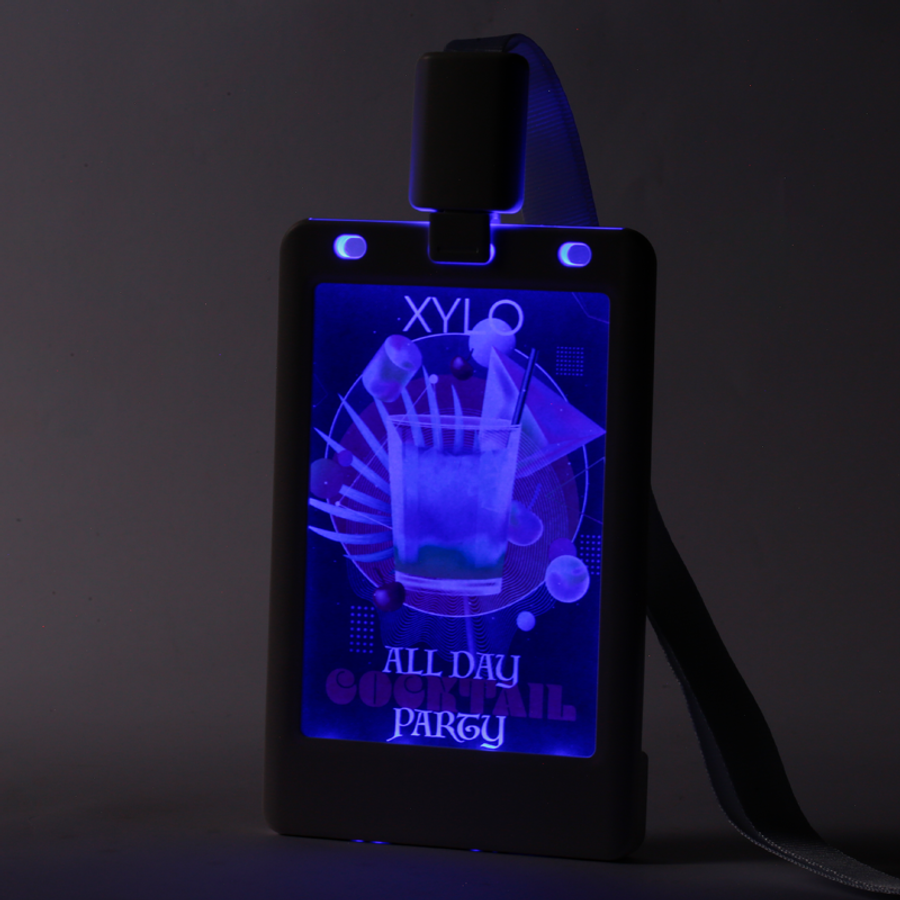 Glow Badge Holder - Custom Promo Now - UK