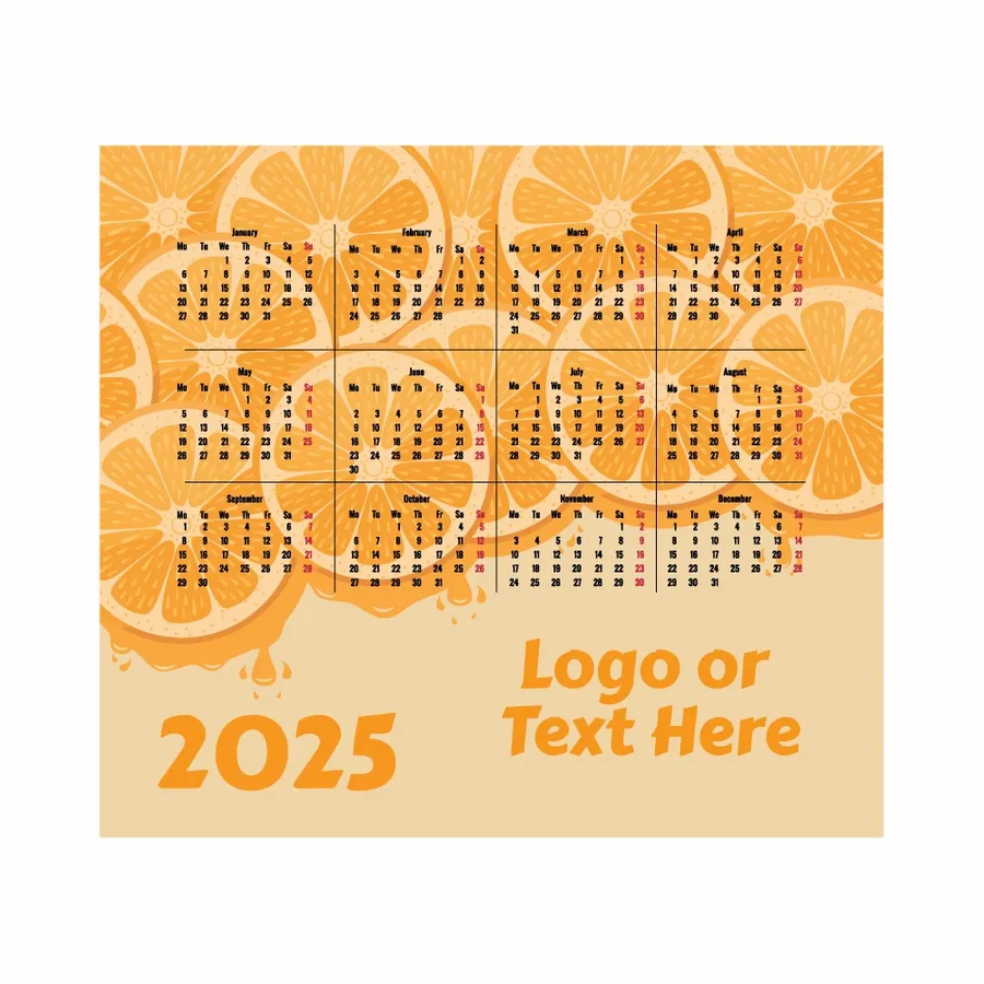 Custom Orange Mouse Pad - Custom Promo Now - UK