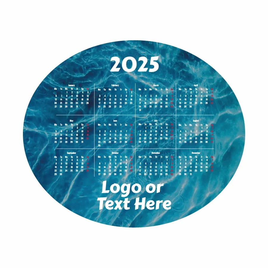 Nautical Calendar Mouse Pad - Custom Promo Now - UK