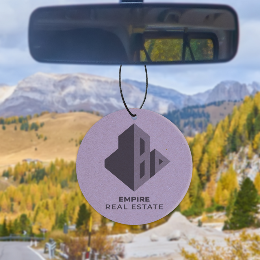 Eco Kraft Paper Air Freshener - Custom Promo Now - UK