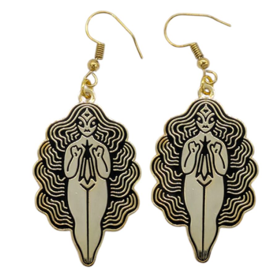Hard Enamel Metal Earrings - Custom Promo Now - UK