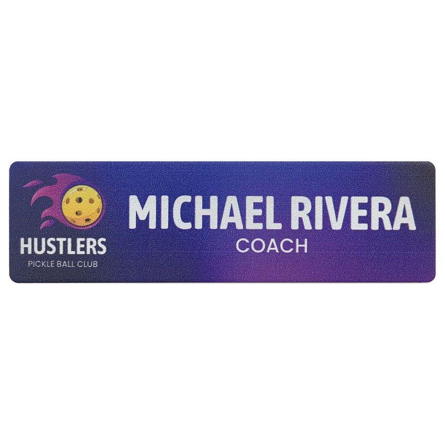 UV Printed Name Badges - Custom Promo Now - UK
