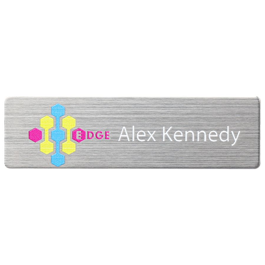 UV Printed Name Badges - Custom Promo Now - UK