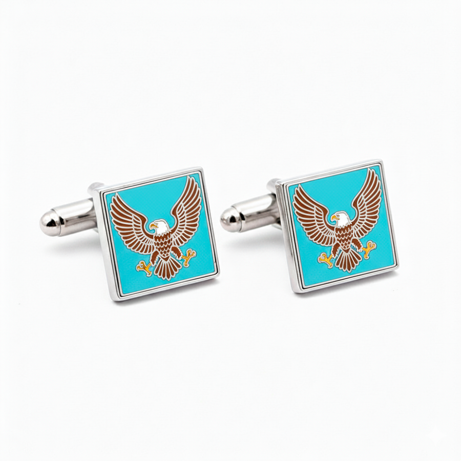 Hard Enamel Cufflinks - Custom Promo Now - UK