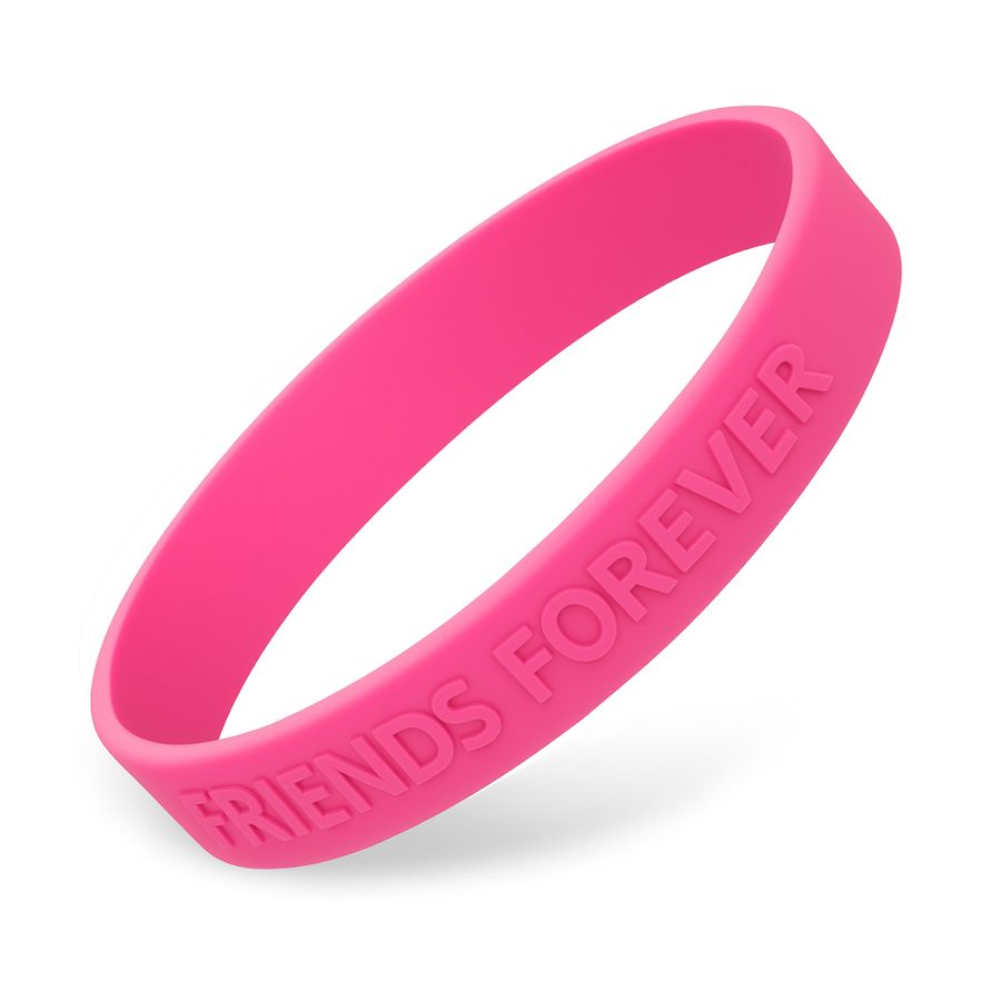 Custom Embossed Wristbands - Custom Promo Now - UK