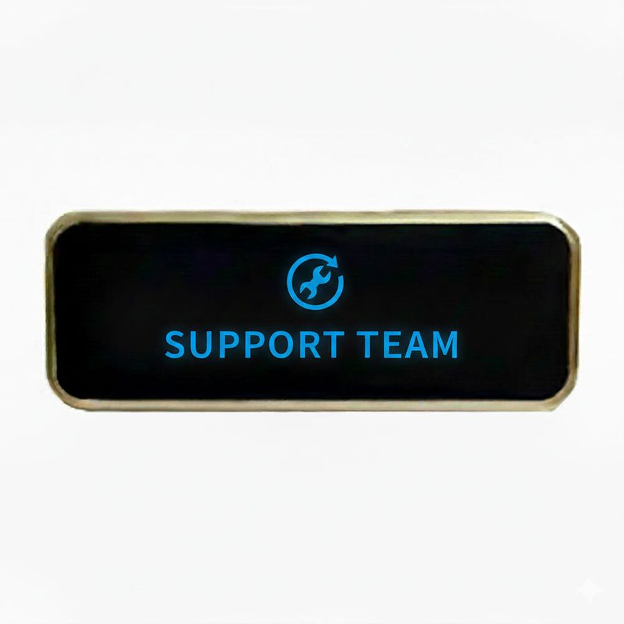 LED Name Badges - Custom Promo Now - UK