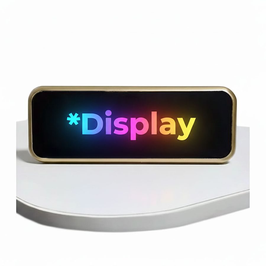 LED Name Badges - Custom Promo Now - UK