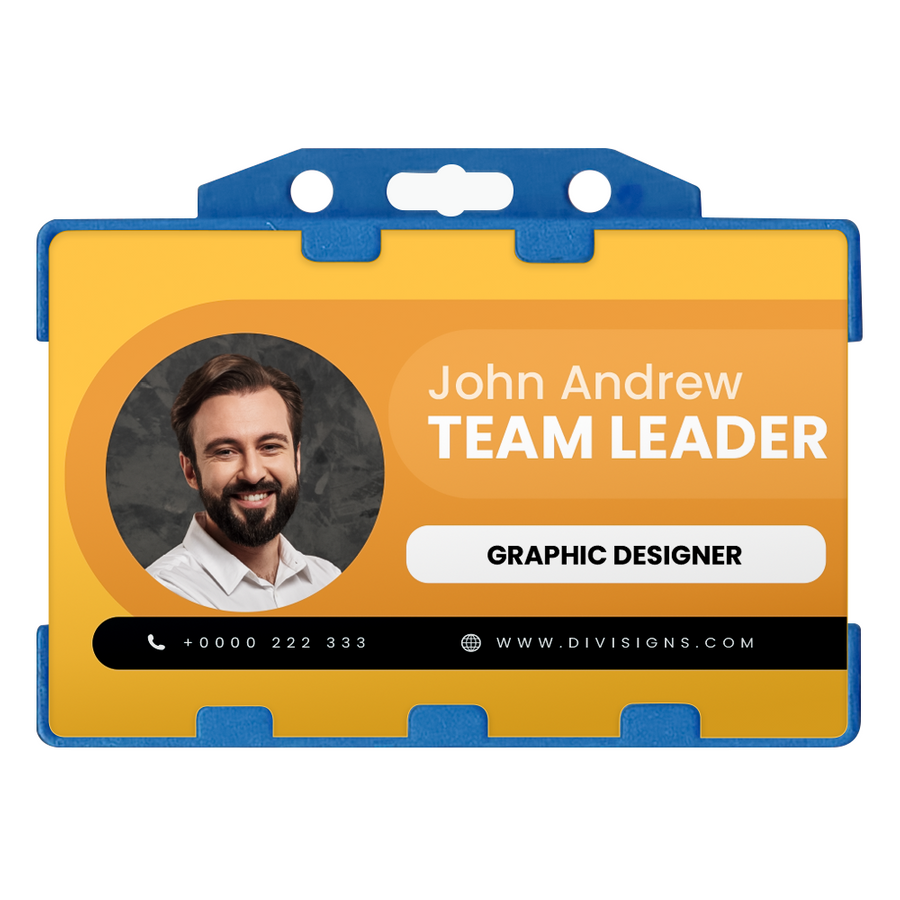 Plastic Insert Badge Holder - Custom Promo Now - UK