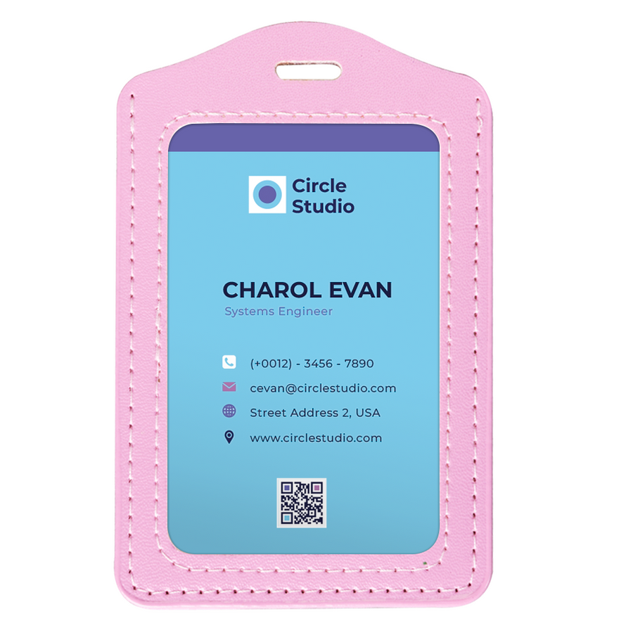 Custom PU Badge Holders - Custom Promo Now - UK