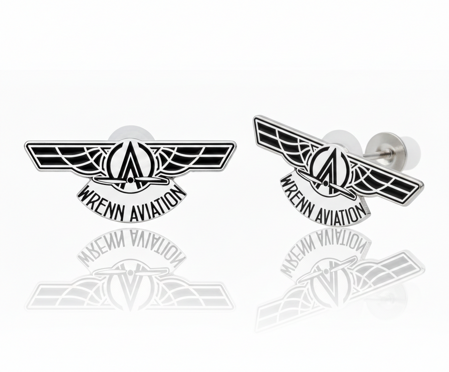 Hard Enamel Metal Earrings - Custom Promo Now - UK