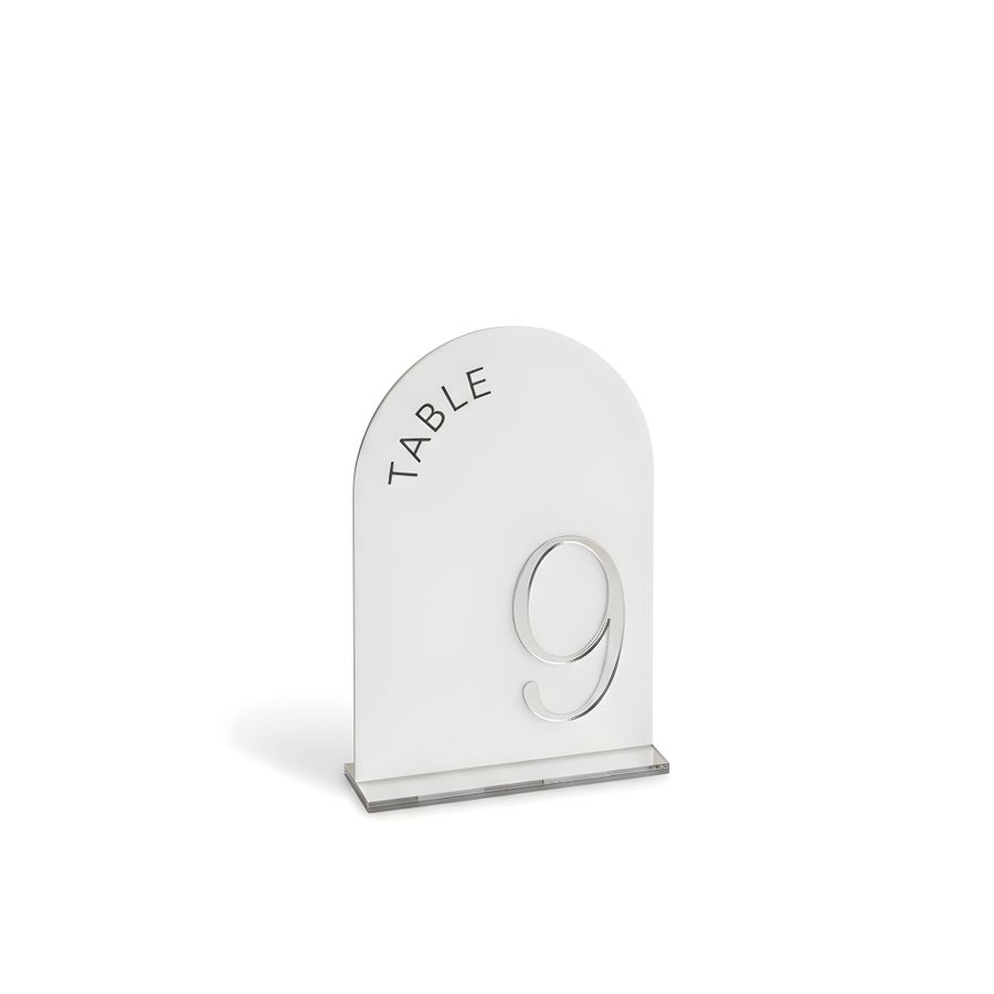 Metallic Table Numbers - Custom Promo Now - UK