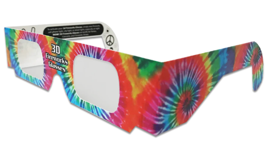 Paper 3D Fireworks Glasses - Custom Promo Now - UK
