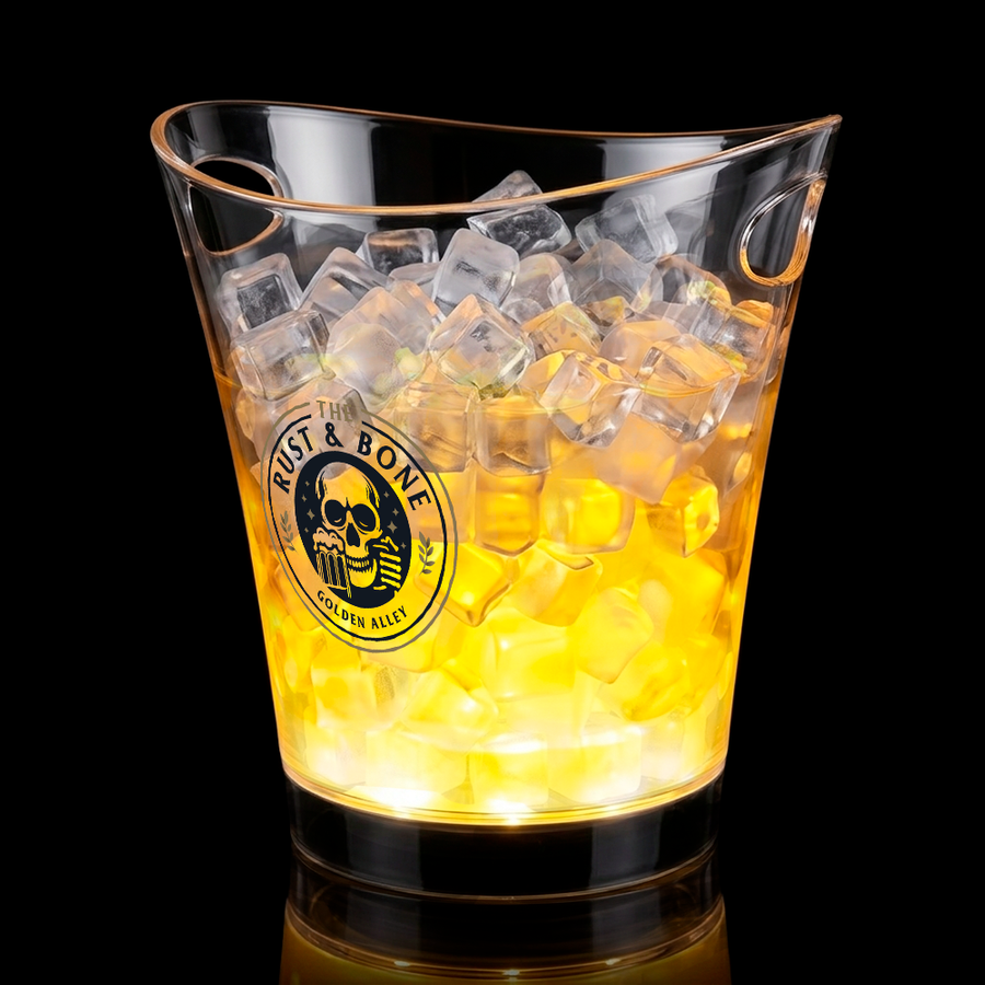 Classic Light-Up Drink Buckets - Custom Promo Now - UK