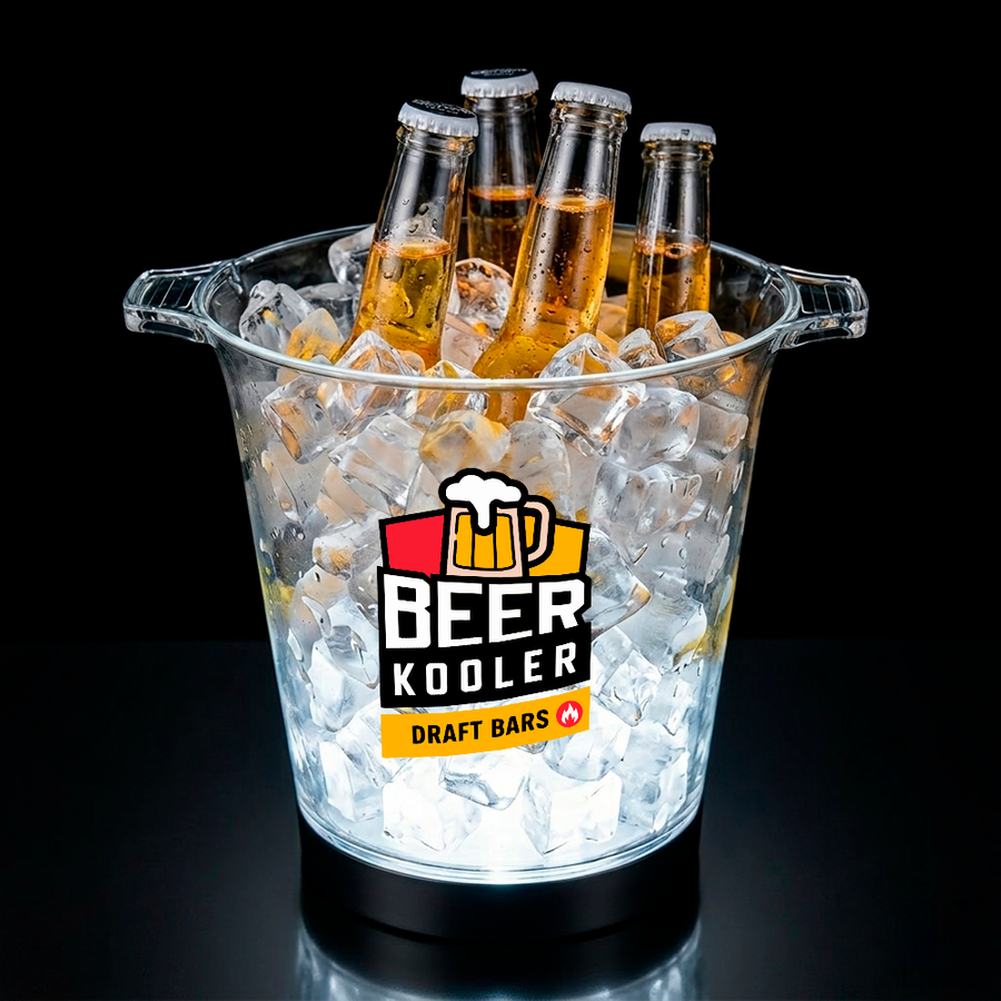Multi-Color Light-Up Drink Buckets - Custom Promo Now - UK