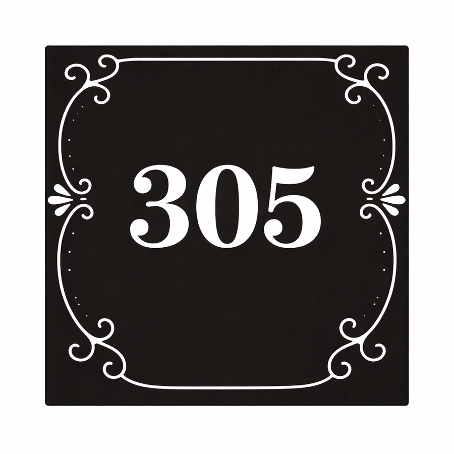 Bespoke Door Number Plates - Custom Promo Now - UK