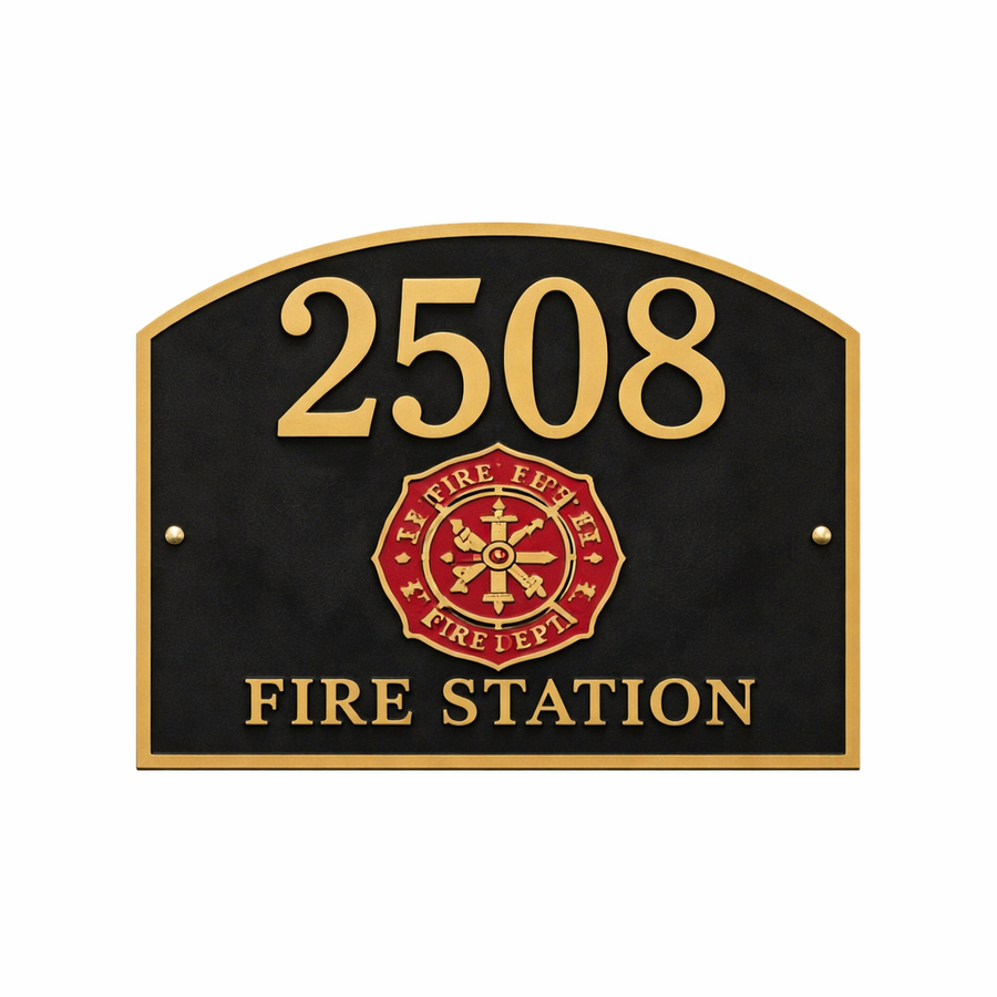 Cast Metal House Signs - Custom Promo Now - UK